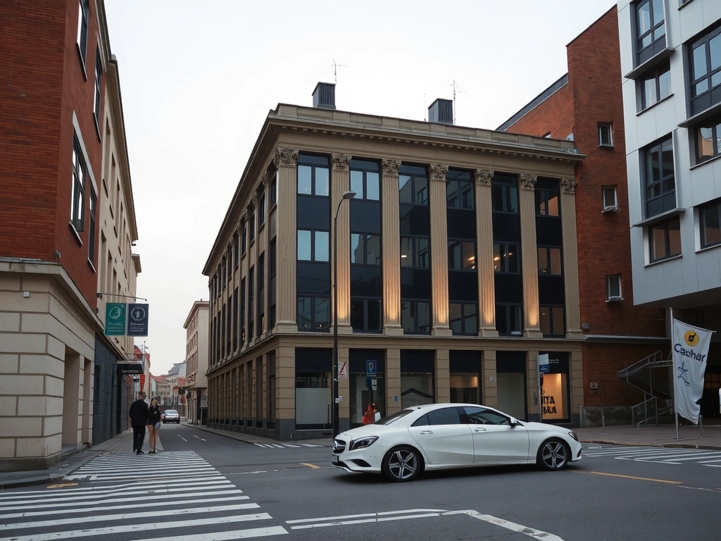 Lodz Piotrkowska street context